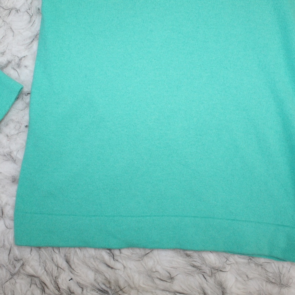 J.Crew Mint Green Cotton Wool Teddie Sweater - Picture 5 of 8